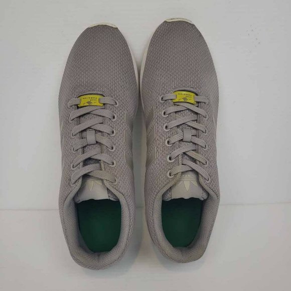 Adidas Mens ZX Flux Running Shoes Gray M19838 Mesh Low Top Lace Up Sneaker 10.5M - Picture 12 of 12